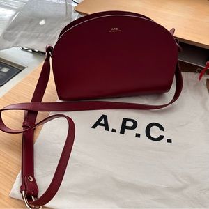 APC Red half moon bag